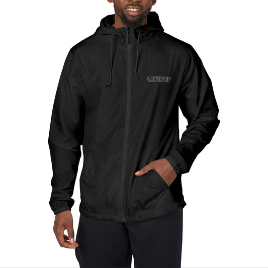 Rave Drip Men’s Full-Zip Windbreaker Jacket – Lightweight Streetwear Layer