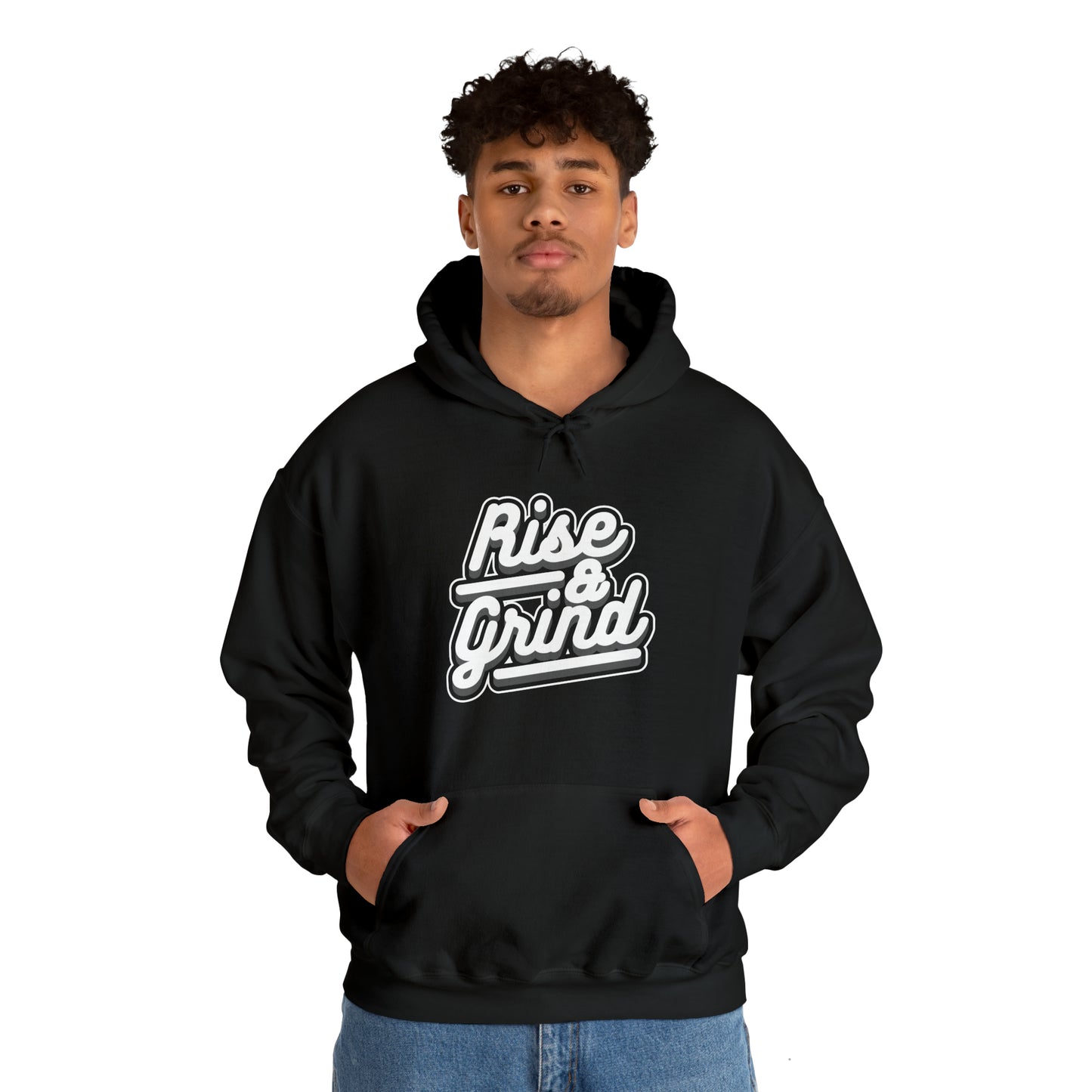 Rise & Grind Unisex Heavy Blend Hoodie