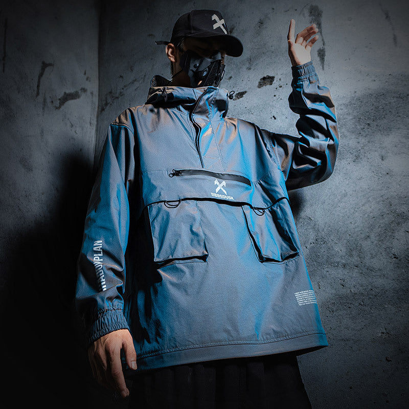 Blue Reflective Jacket for Men