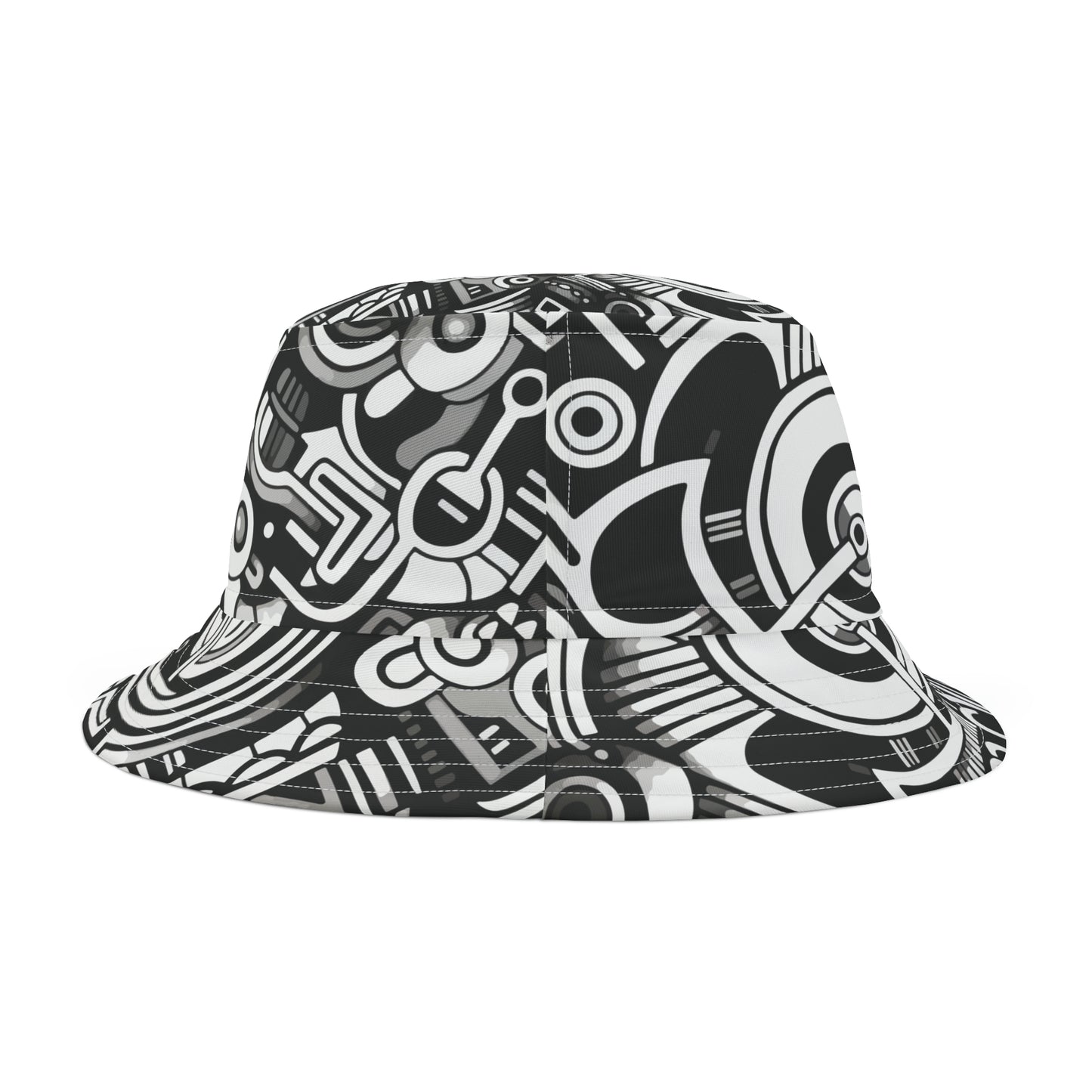 Doodle Pattern Bucket Hat