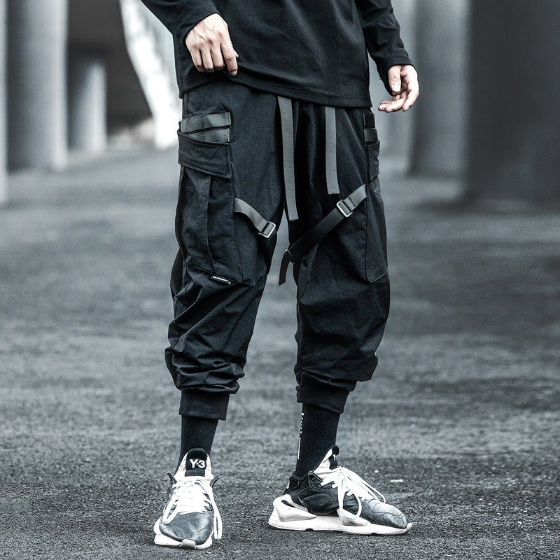 Cargo Techwear Pants with Multiple Pockets for Men