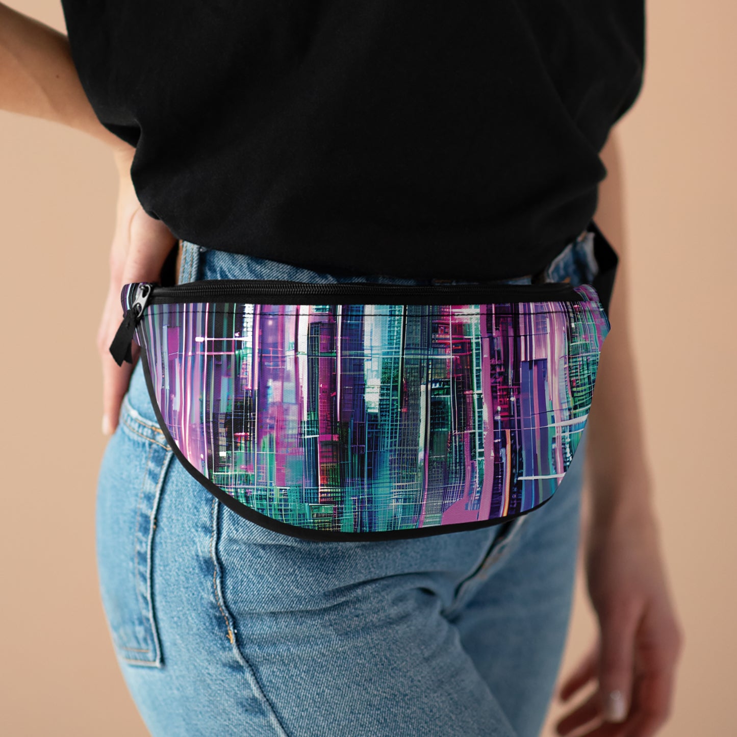 Colorful Abstract Pattern Fanny Pack