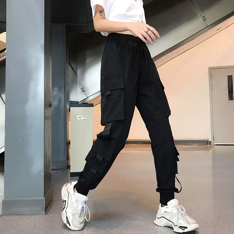 Black Cargo Pants for Women