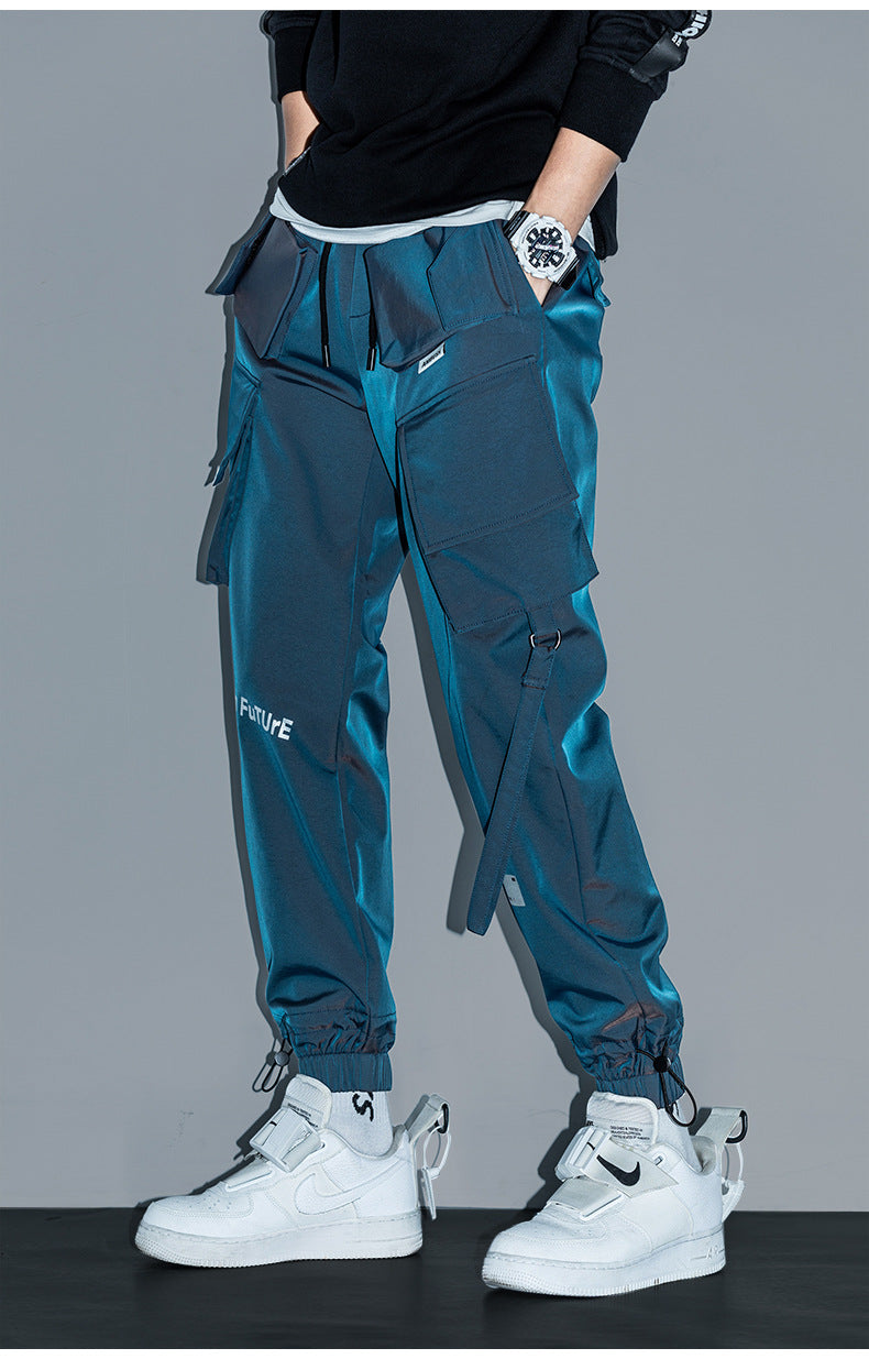 Blue Cargo Pants for Men