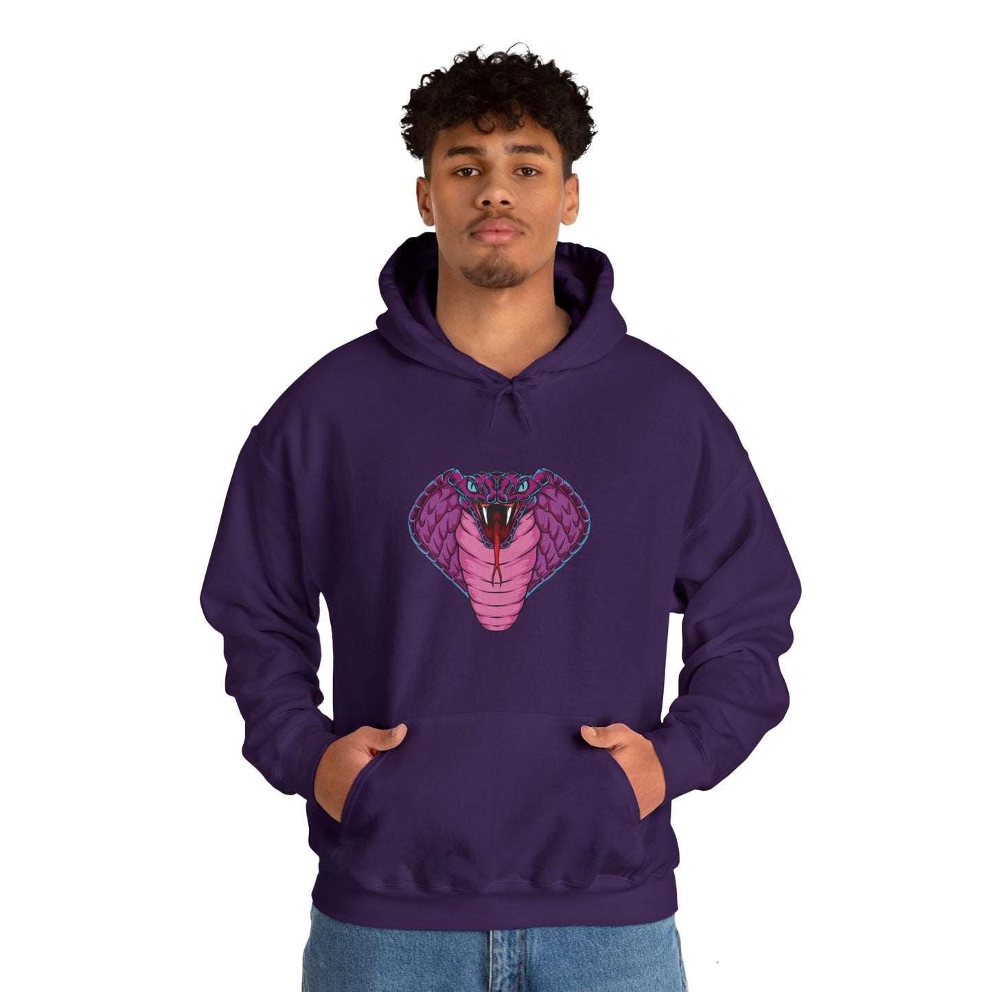 Purple Cobra Unisex Heavy Blend Hoodie