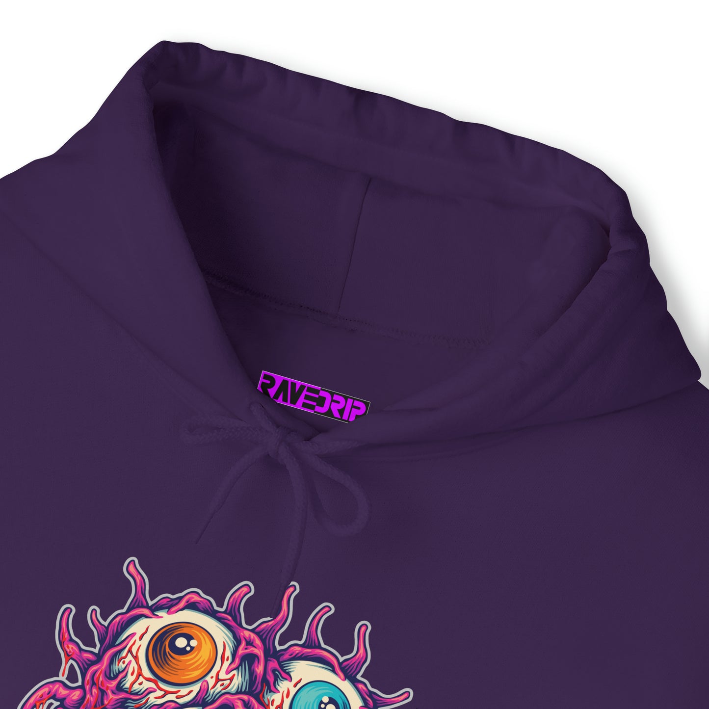 Colorful Creepy Eyeballs Unisex Heavy Blend Hoodie