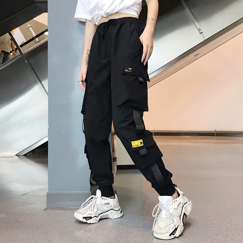 Black Cargo Pants for Women