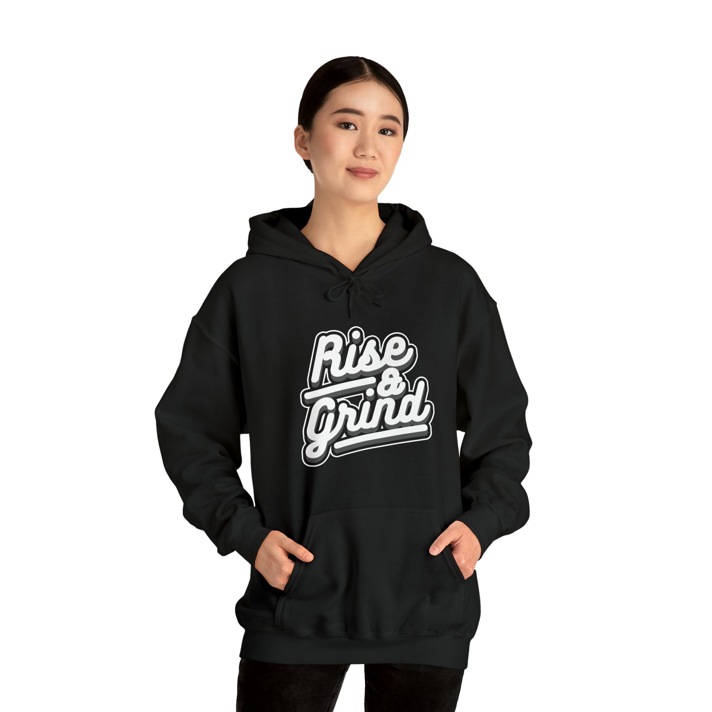 Rise & Grind Unisex Heavy Blend Hoodie