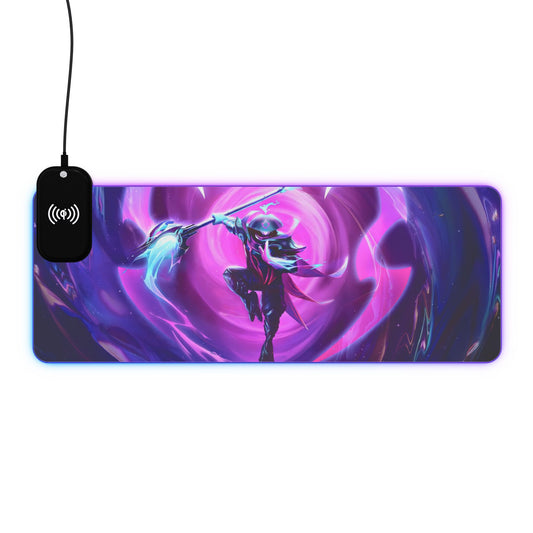 Empyrean Jax LoL 15W Wireless Charging LED Gaming Mouse Pad