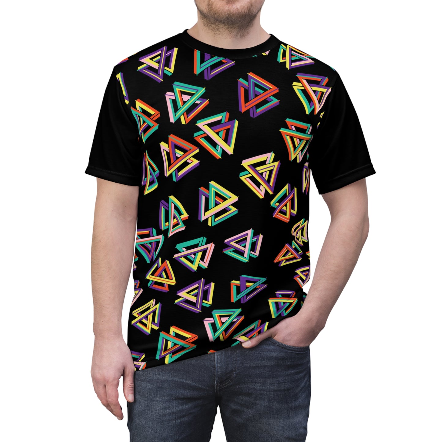 Colorful Retro Pattern T-Shirt