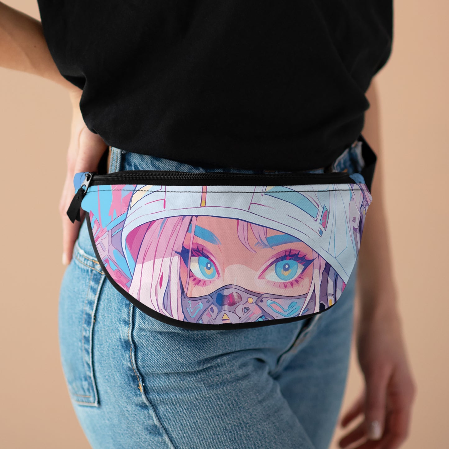 Anime Girl Eyes Fanny Pack