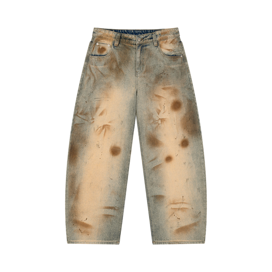 pants,vintage,wash,barrel,jeans