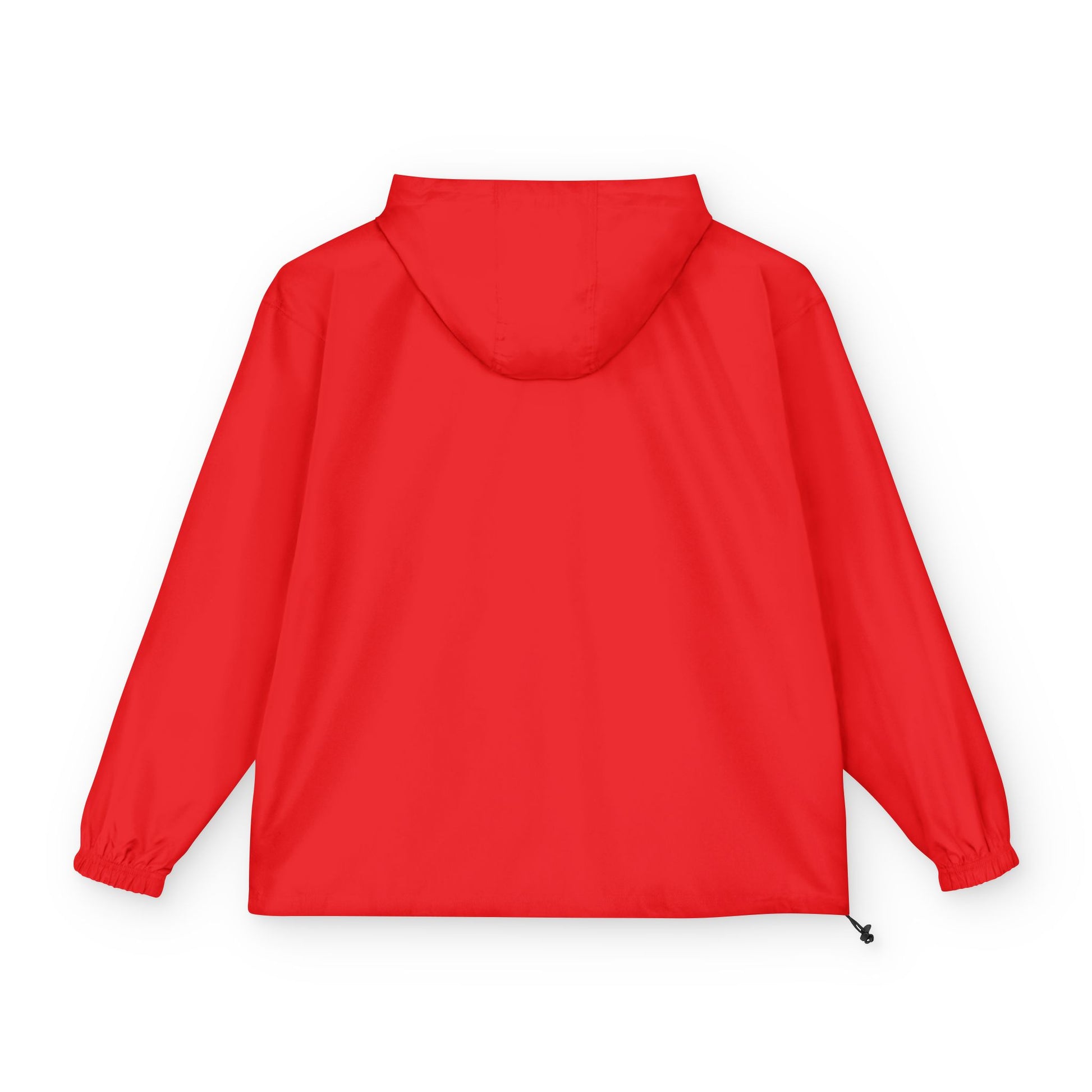 Back view of Rave Drip x Champion Anorak Jacket – dual logo embroidery detail