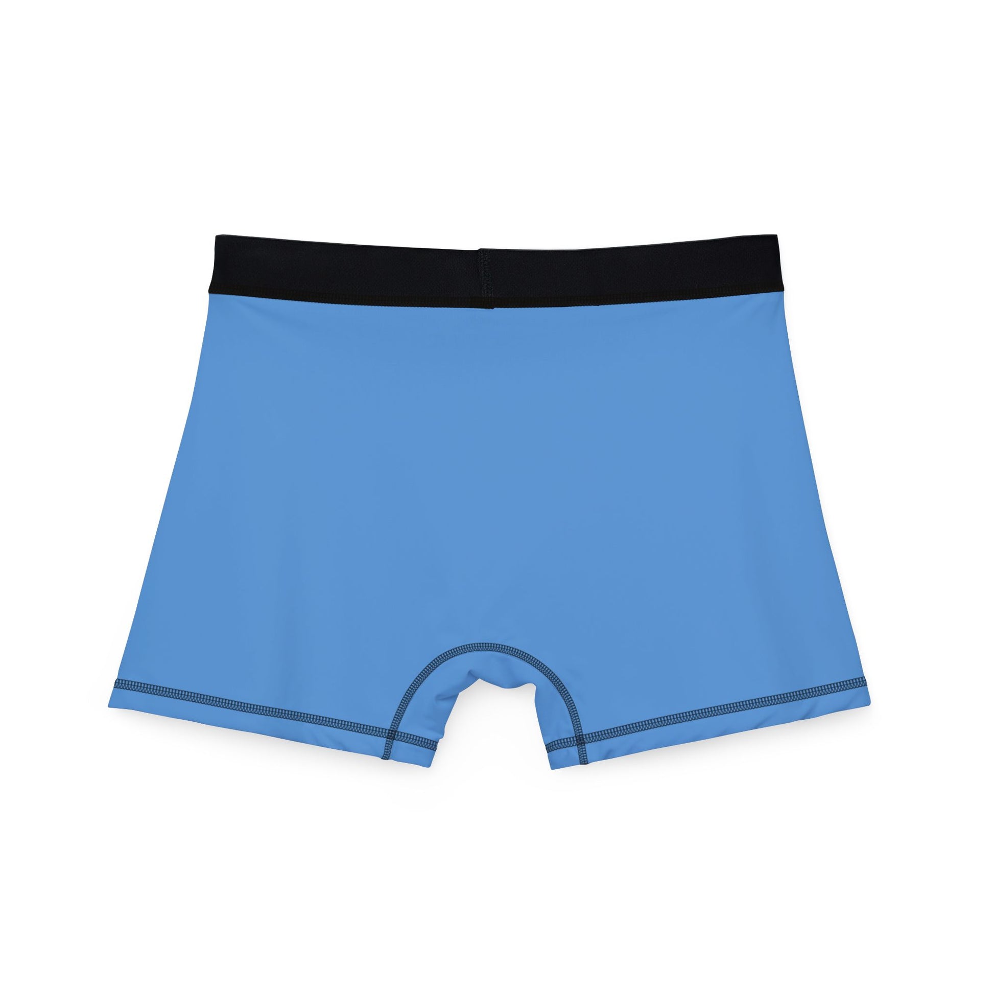 Back view of cheeky men’s boxers showcasing breathable stretch fabric and comfy cut