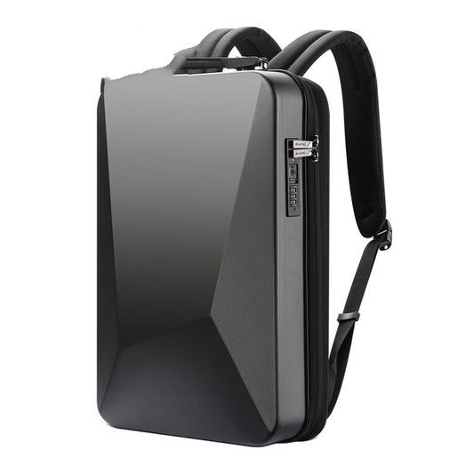 Bopai Hard Shell PC Backpack – Anti-Theft, Waterproof & Shockproof in Black