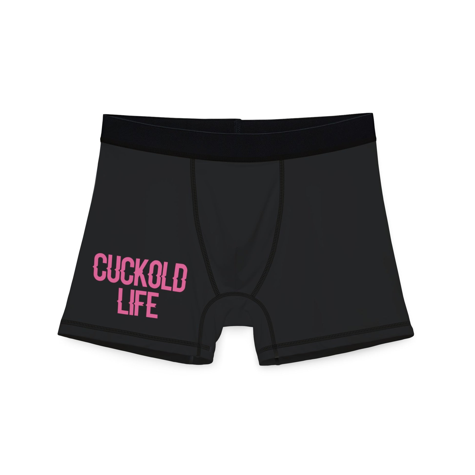 Cuckold Life Men's Boxers – Bold and comfortable underwear with a soft elastic waistband and breathable fabric for everyday confidence.
