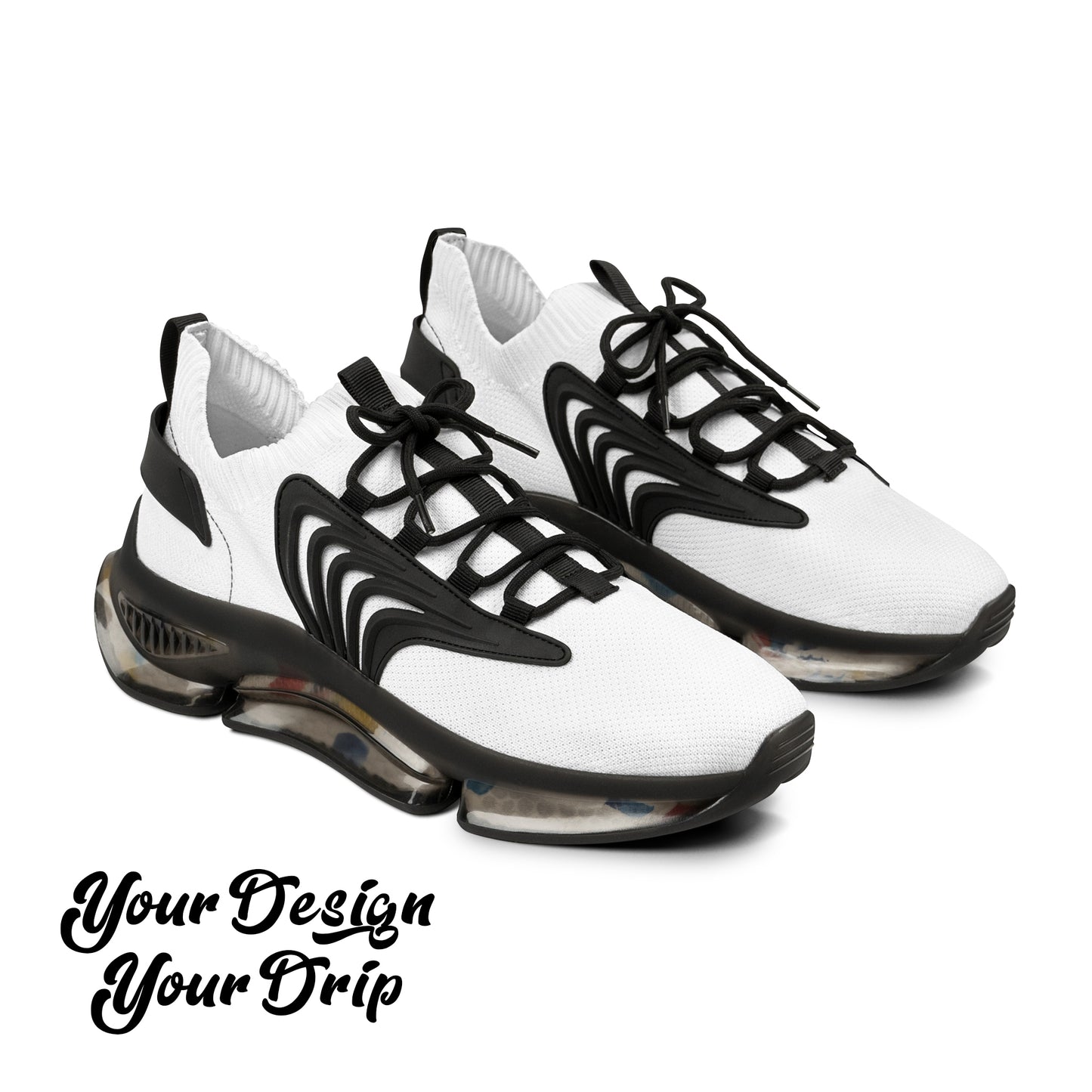 Custom Men’s Mesh Sneakers – Breathable, Lightweight & All-Over Print Style
