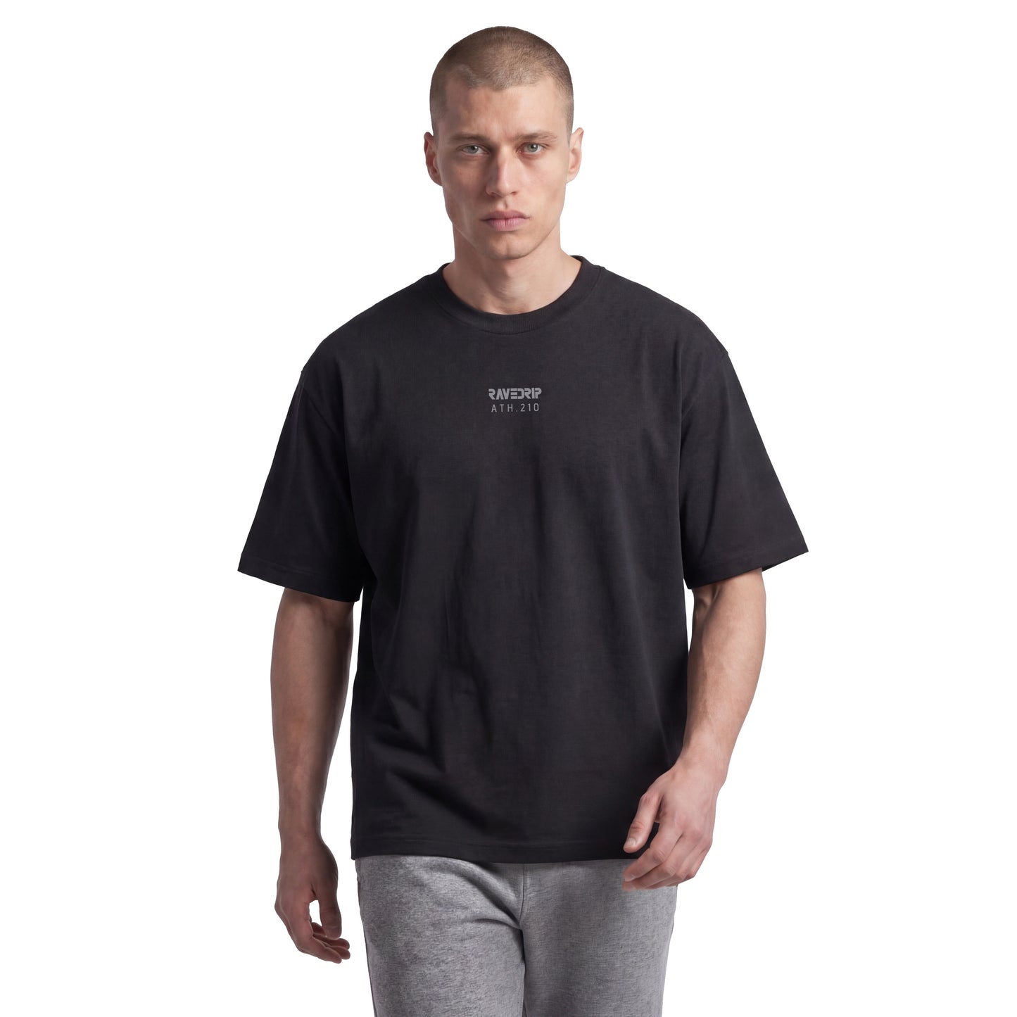 RAVEDRIP Sector 210 Stealth Heavyweight Tee - Black