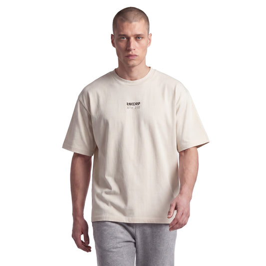 RAVEDRIP Sector 210 Heavyweight Boxy Tee - Ecru