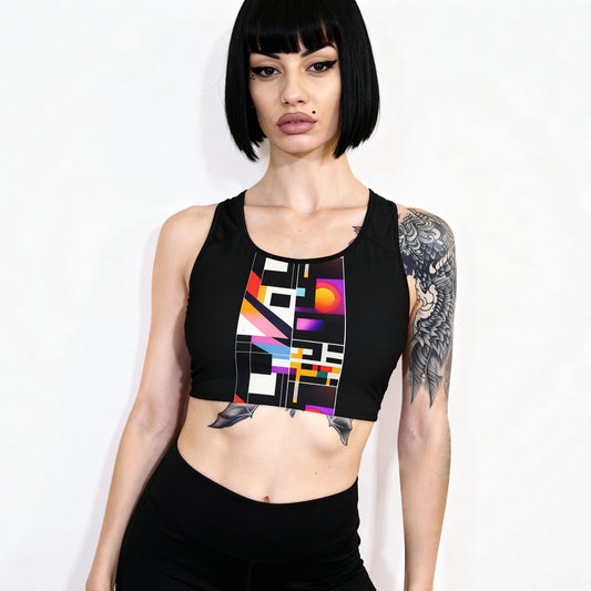 Retrofuturistic Sports Bra – Built for Bold Moves & Sci‑Fi Style