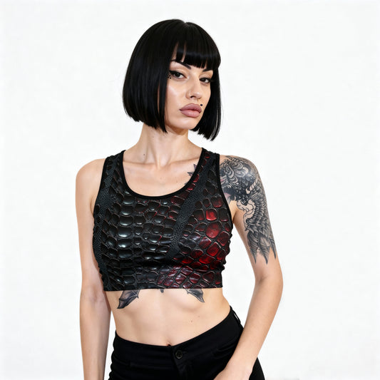 Snake Pattern Sports Bra – Fierce Style Meets Peak Performance