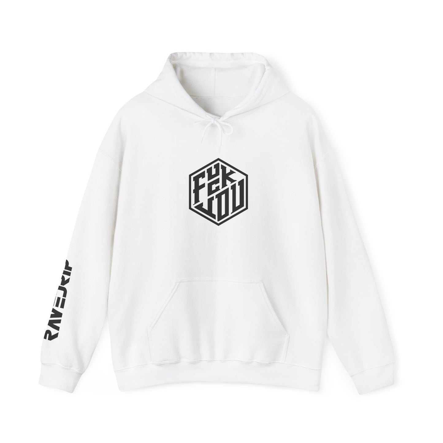 Fuck You White Unisex Heavy Blend Hoodie