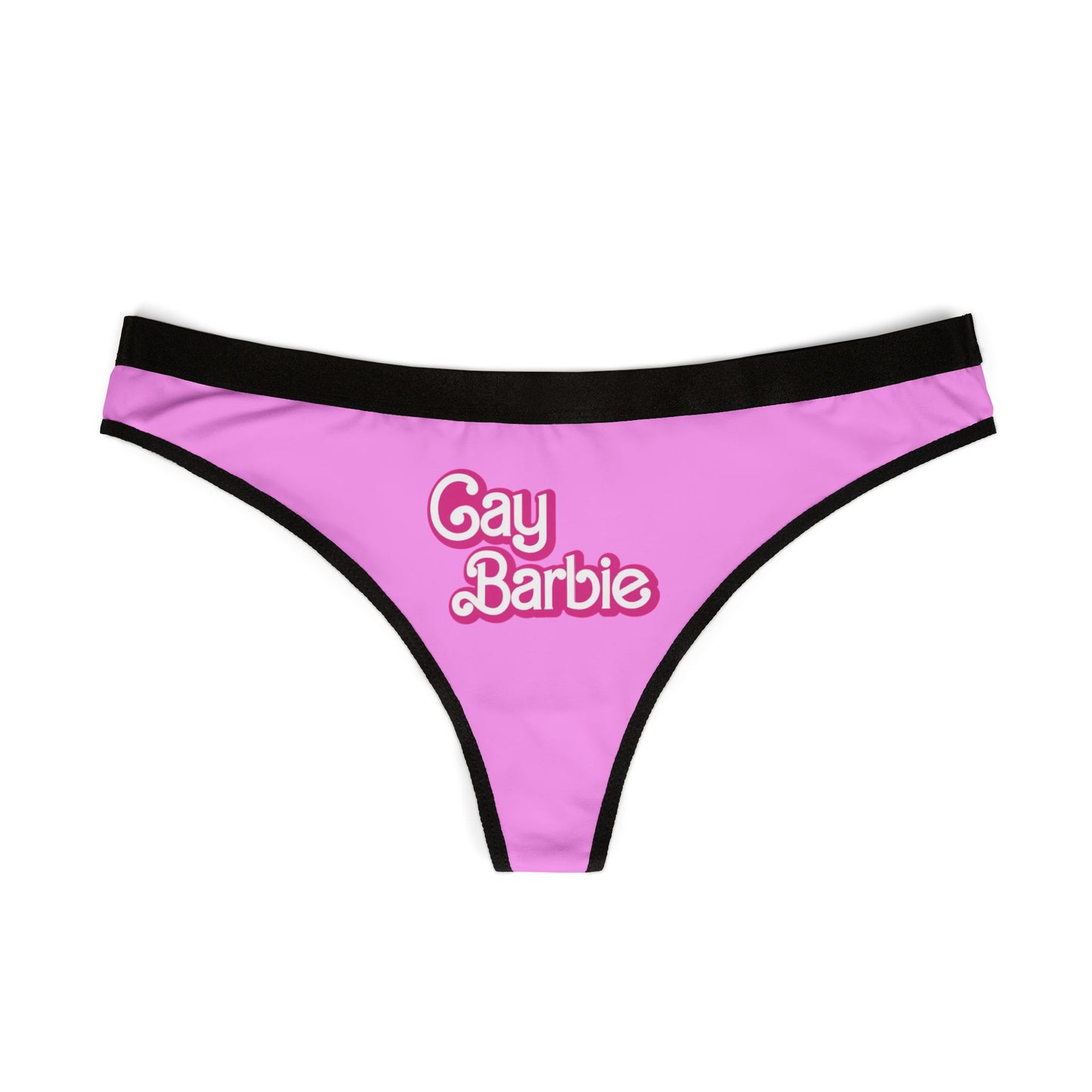 Gay Barbie Women's Thongs - Playful & Comfortable Intimates for Everyday Wear
