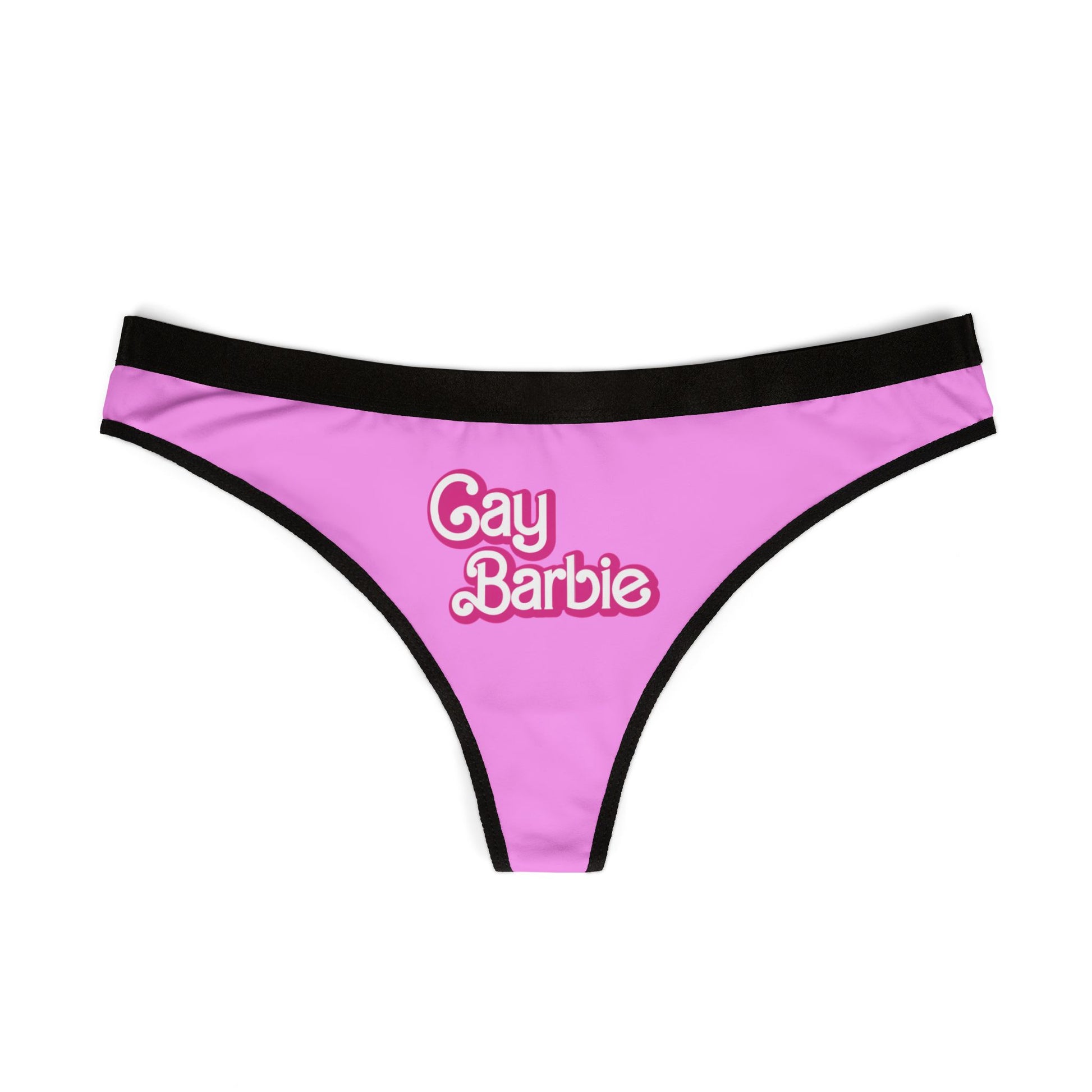 Gay Barbie Women's Thongs - Playful & Comfortable Intimates for Everyday Wear
