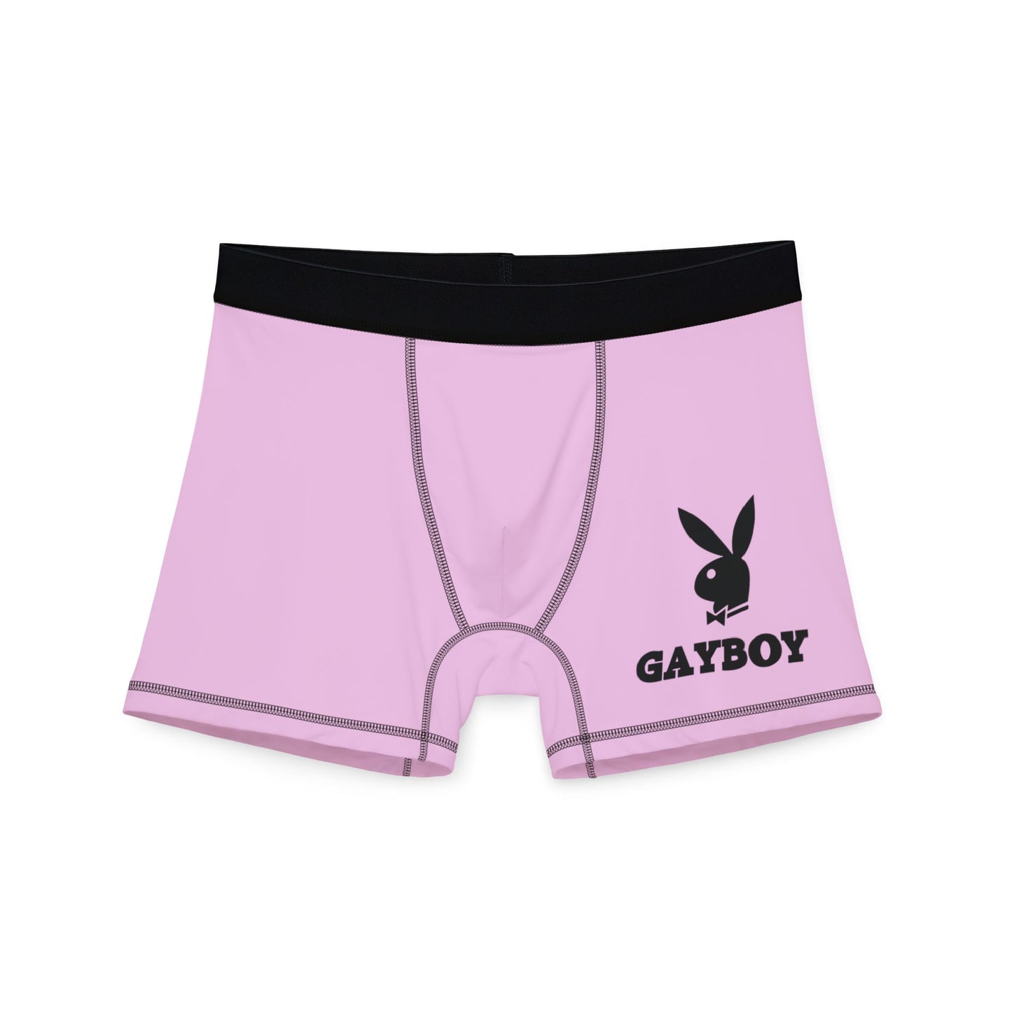 Playful Men’s Boxers – Pink Gayboy Design. Soft, breathable, and stylish underwear for bold self-expression.