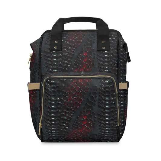 Snake Skin Print Diaper Backpack