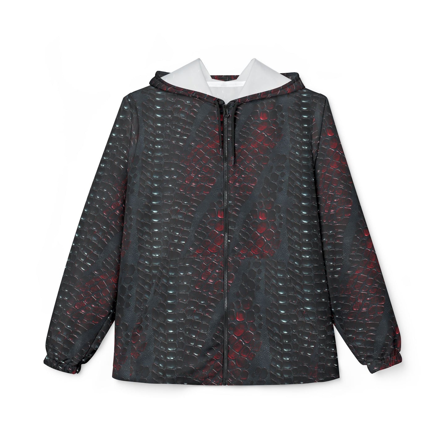 Unisex Snakeskin Waterproof Windbreaker – Trendy, Lightweight & Stylish Jacket