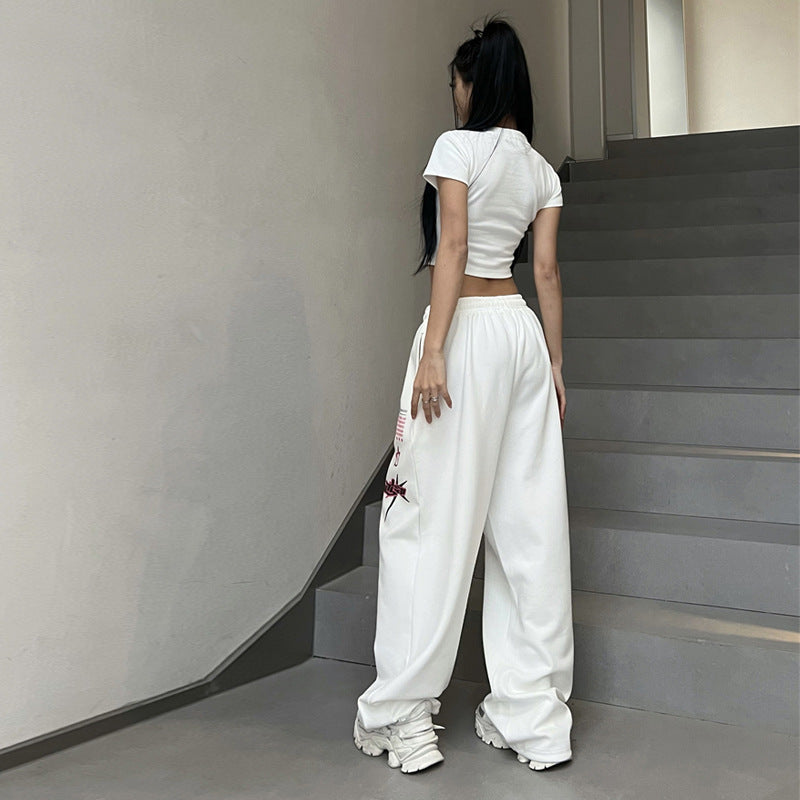 Women's Y2K Hip-Hop Street Dance Pants – Loose-Fit Trousers - Back
