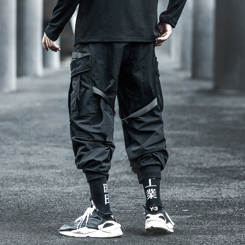 Cargo Techwear Pants with Multiple Pockets for Men