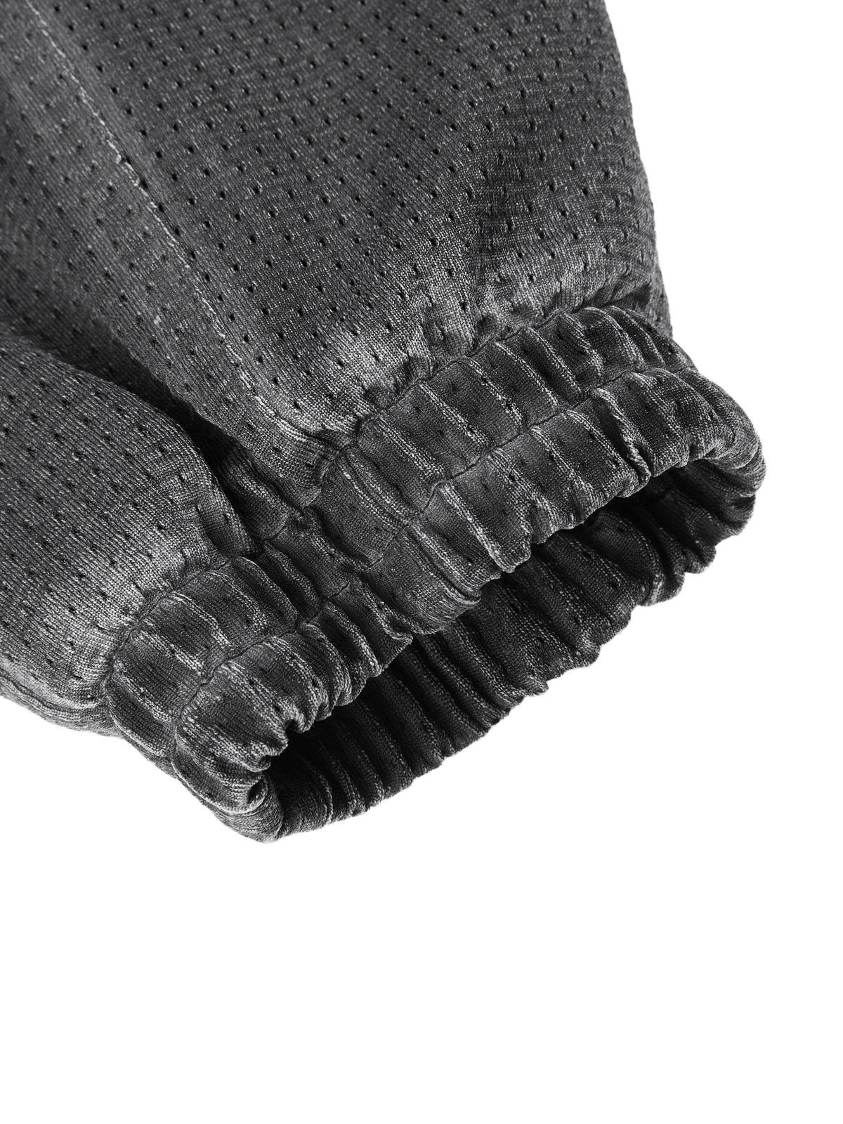 RAVEDRIP Unisex Vintage Wash Full Zip Mesh Jacket