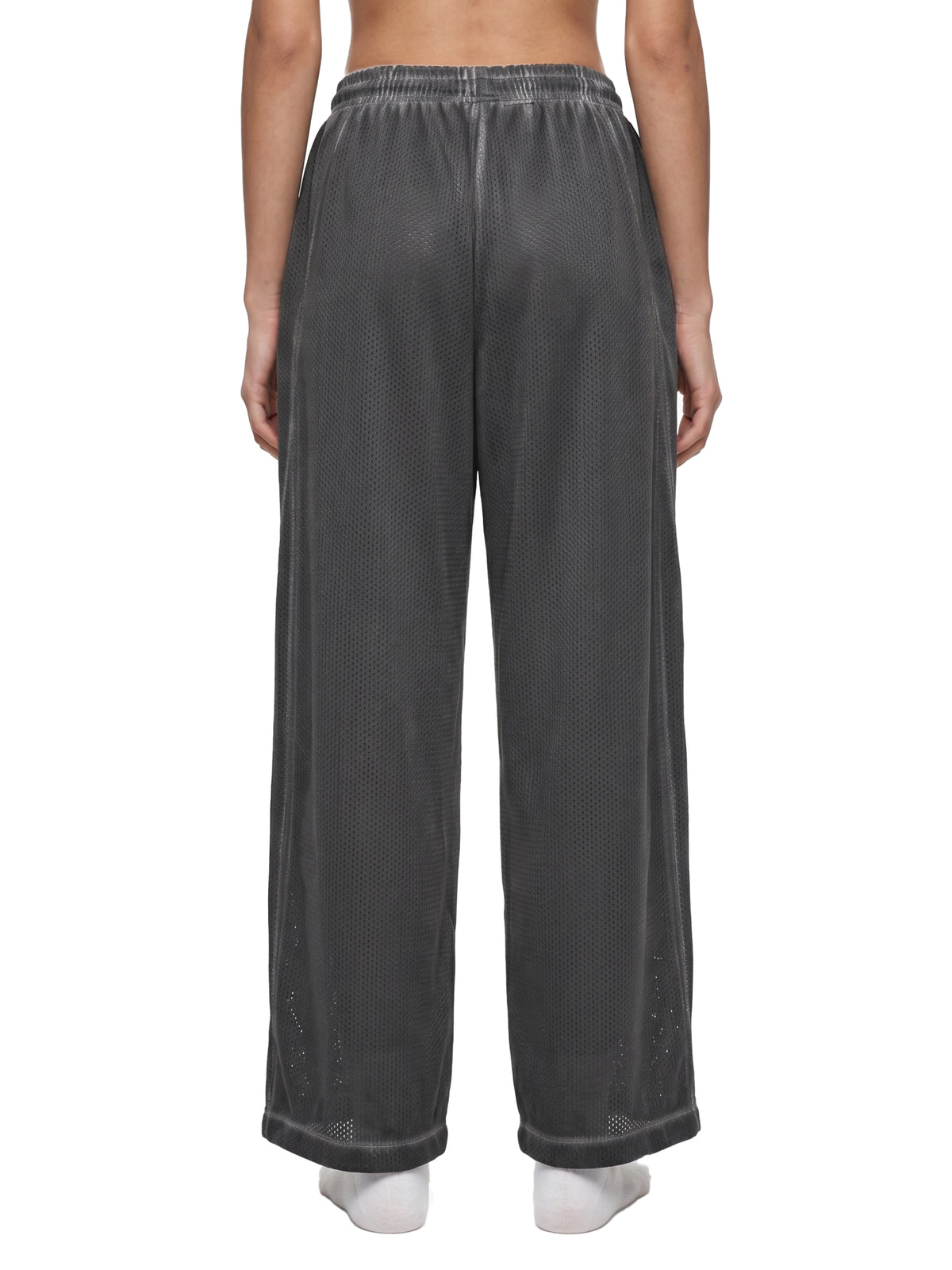 RAVEDRIP Unisex Vintage Wash Wide Leg Mesh Sweatpants