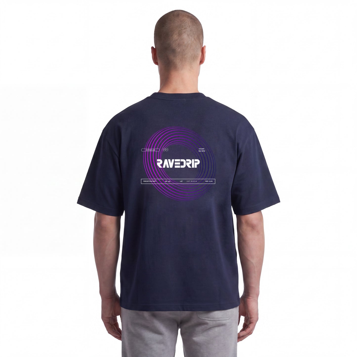 RAVEDRIP Vortex Ultra-Heavyweight Oversized Tee