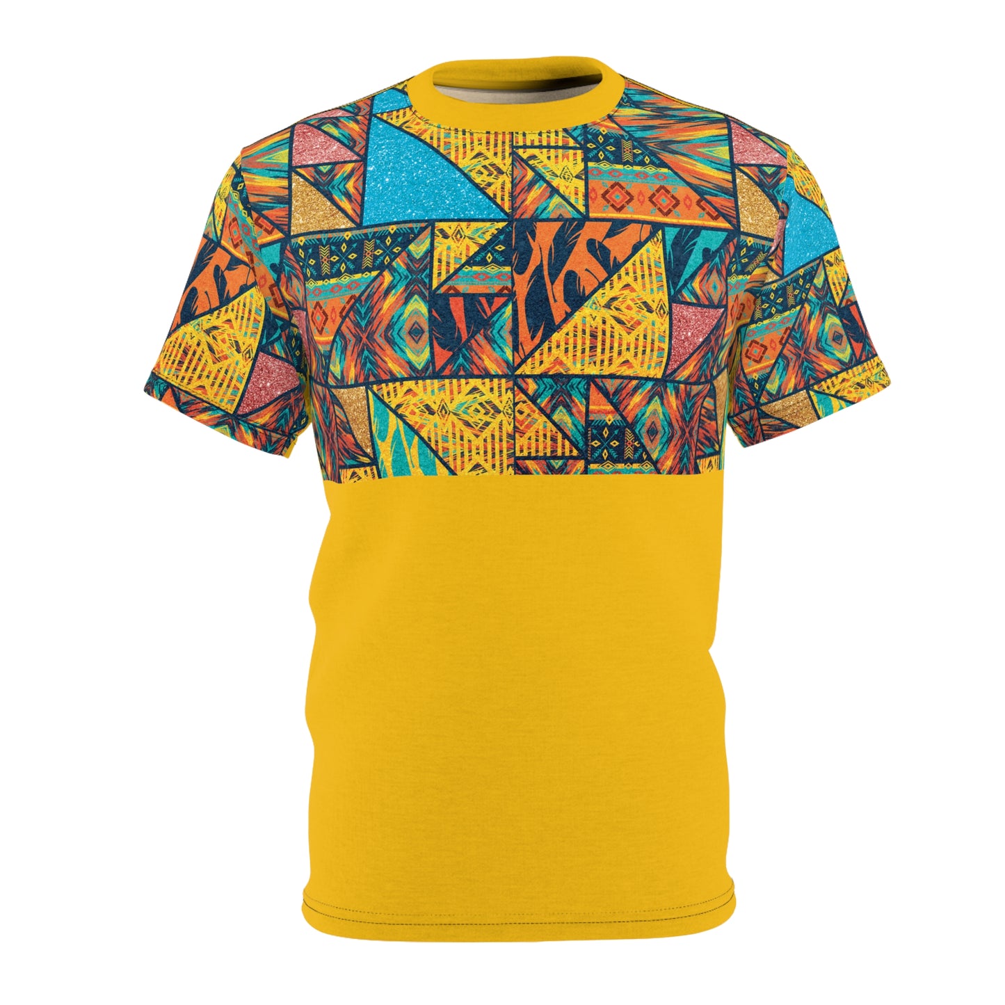 ravedrip abstract tribe t shirt lightweight graphic streetwear patterned tee flat lay front view